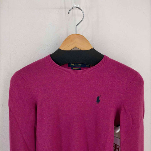 ポロゴルフラルフローレン POLO GOLF RALPH LAUREN ポニー刺繍 クルーネックニット レディース import:XS