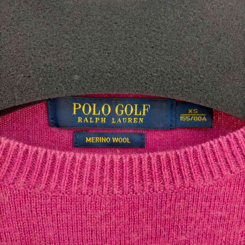 ポロゴルフラルフローレン POLO GOLF RALPH LAUREN ポニー刺繍 クルーネックニット レディース import:XS