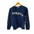パープルシングス PURPLE THINGS フロントフロッキーロゴ クルーネックスウェット メンズ JPN:M