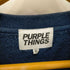 パープルシングス PURPLE THINGS フロントフロッキーロゴ クルーネックスウェット メンズ JPN:M