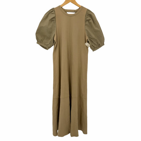 レイビームス Ray BEAMS 22SS パフスリーブ キリカエ ワンピース レディース