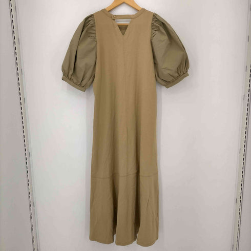 レイビームス Ray BEAMS 22SS パフスリーブ キリカエ ワンピース レディース