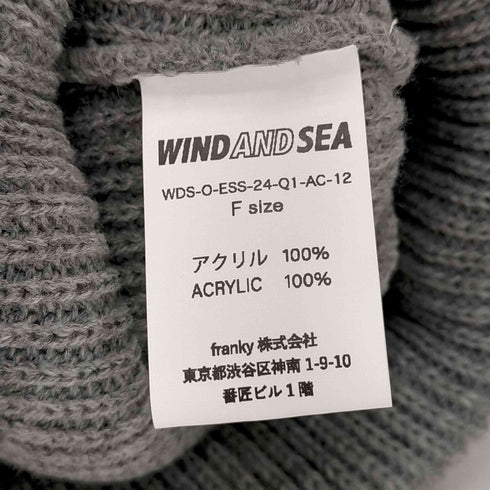 ウィンダンシー WIND AND SEA SEA WIDELIB KNIT CAP メンズ FREE