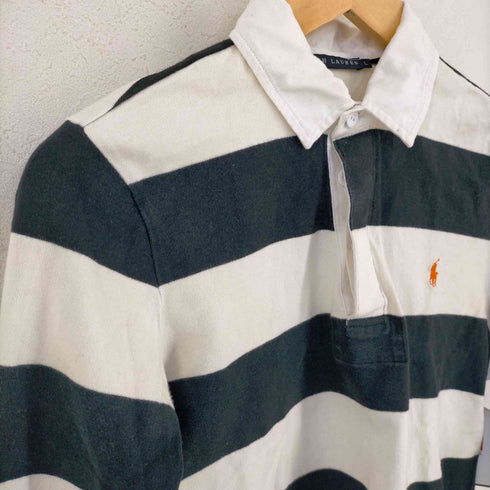ラルフローレン RALPH LAUREN ポニー刺繍 ラガーシャツ レディース import:L