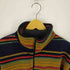 ティンバーランド Timberland USA製 BORDER PATTERNED FLEECE HALF ZIP JACKET メンズ L
