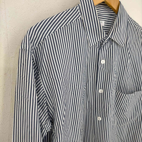 ビューティーアンドユースユナイテッドアローズ BEAUTY & YOUTH UNITED ARROWS ブルーストライプ レギュラーカラーシャツ メンズ JPN:S