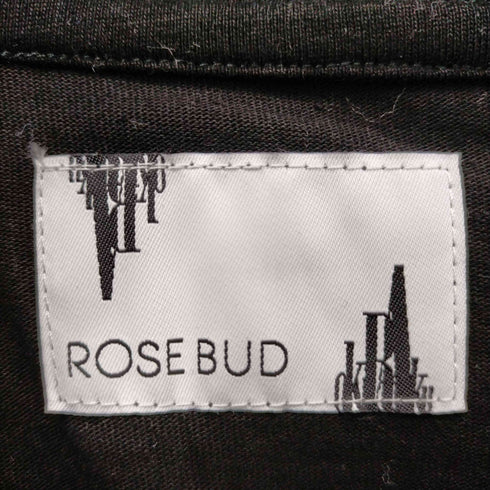 ローズバッド ROSE BUD メッシュスリーブ グラフィックワンピース レディース FREE