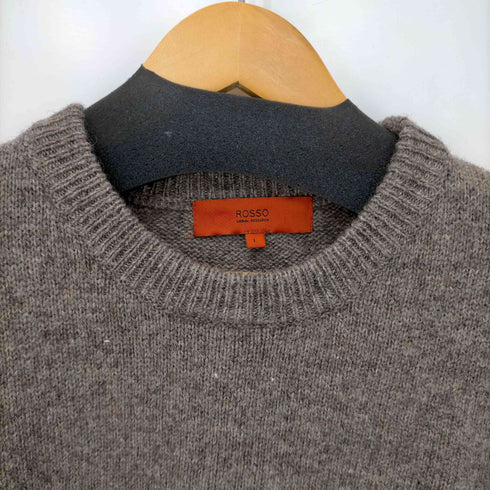 ロッソアーバンリサーチ ROSSO URBAN RESEARCH 22AW シェットランドクルーネックニット メンズ import:L