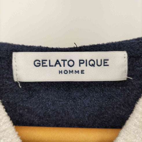 ジェラートピケオム Gelato Pique Homme スムーズィーライト クール2ボーダーパーカ メンズ import:M