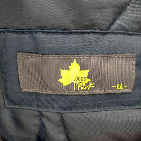 ロゴス LOGOS ノーカラーキルトカーディガン メンズ import:XL