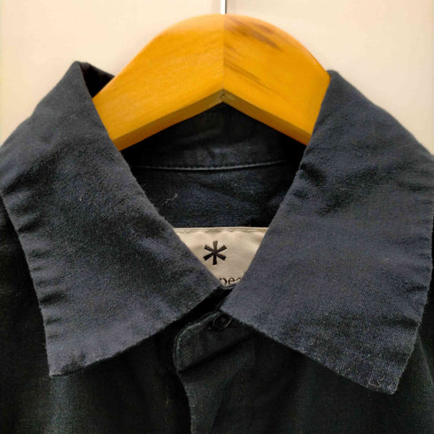 スノーピーク Snow Peak OG Cotton Poplin Stand Collar Shirt メンズ JPN:M