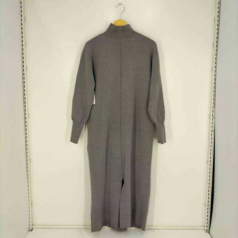 オメカシ omekashi ハーフジップ2WAYニットワンピース レディース JPN:36