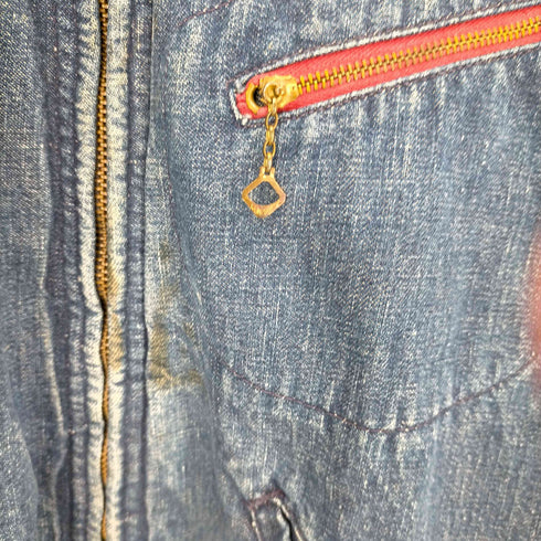 60S SCOVIL GRIPPER ZIPPER ブランケットデニムジャケット メンズ US:42