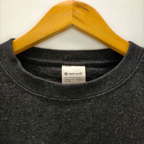 スノーピーク Snow Peak Recycled Cotton Heavy L/S T shirt メンズ JPN:M