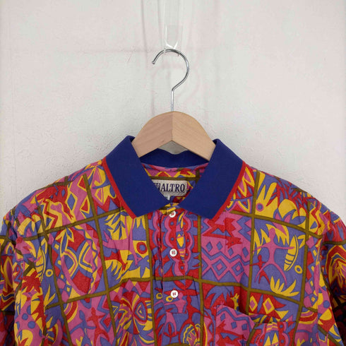 ALTRO 総柄 ポロシャツ メンズ JPN:M