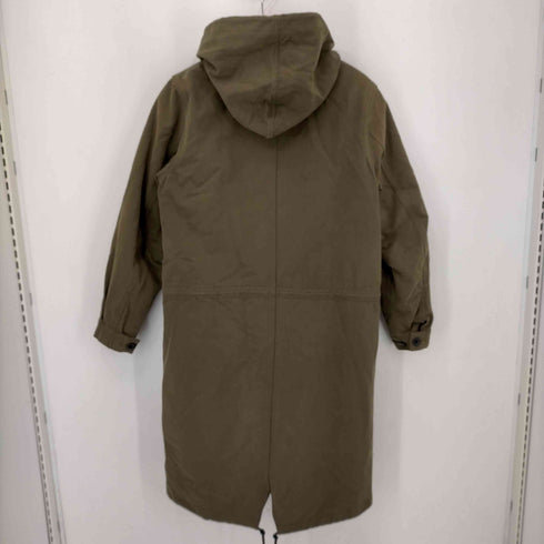 エムエイチエル MHL. 16AW「PROOFED COTTON DRILL」ライナー付きモッズコート レディース JPN:3