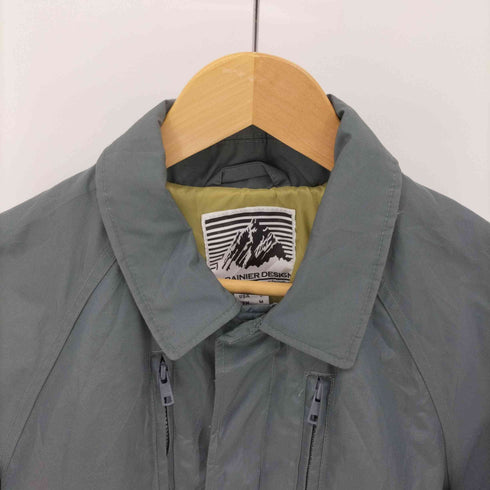 マウントレーニアデザイン MT.RAINIER DESIGN 60/40 ロクヨンクロス 比翼 ジップアップ ステンカラーコート ジャケット メンズ import:S