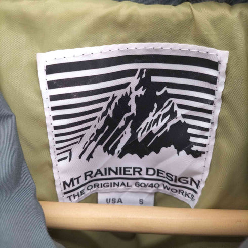 マウントレーニアデザイン MT.RAINIER DESIGN 60/40 ロクヨンクロス 比翼 ジップアップ ステンカラーコート ジャケット メンズ import:S