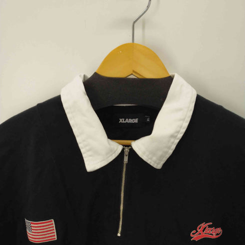 エクストララージ XLARGE EMBROIDERED RUGBY SHIRT ラガーシャツ メンズ JPN:XL