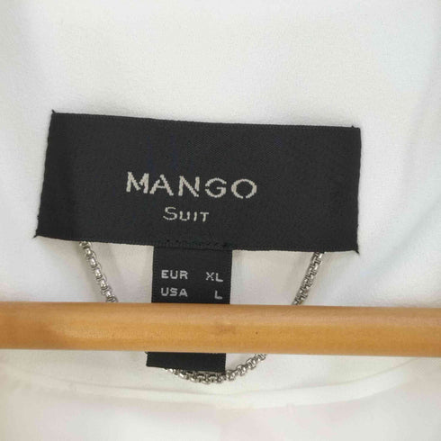 マンゴ MANGO SUIT ボタンレス テーラードジャケット レディース USA:L