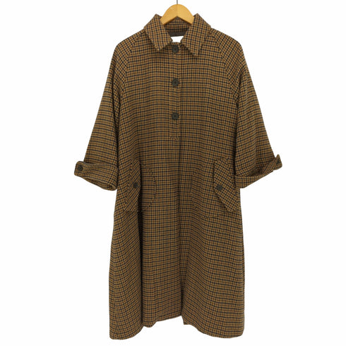 フリークスストア FREAKS STORE 22SS 千鳥格子 ステンカラーコート レディース FREE