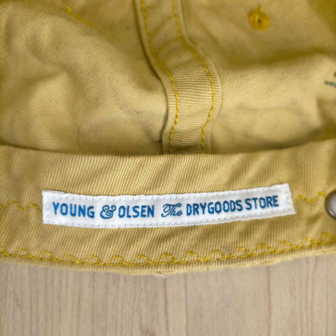 ヤングアンドオルセン YOUNG&OLSEN The DRYGOODS STORE フロント刺繍 6パネルキャップ メンズ FREE