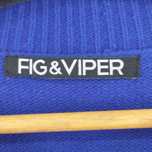フィグアンドヴァイパー FIG&VIPER 装飾クロップドアクリルカーディガン レディース FREE