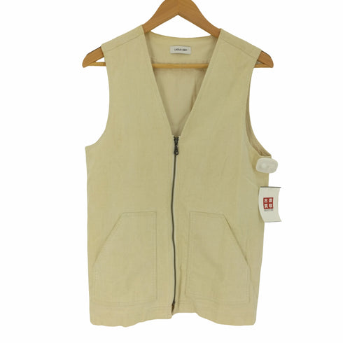 ラグアジェム LAGUA GEM LIGHT CORDUROY VEST ライトコーデュロイベスト レディース FREE