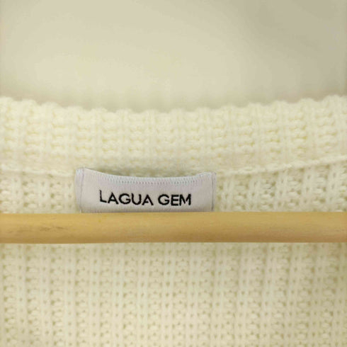 ラグアジェム LAGUA GEM クロップドカーディガン レディース