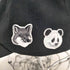 メゾンキツネ MAISON KITSUNE メゾンキツネ Chengdu ワンポイントワッペン 6パネルキャップ ユニセックス メンズ