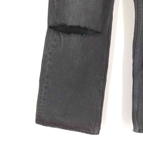 スライジーンズ SLY JEANS ダメージ加工バギーデニムパンツ レディース