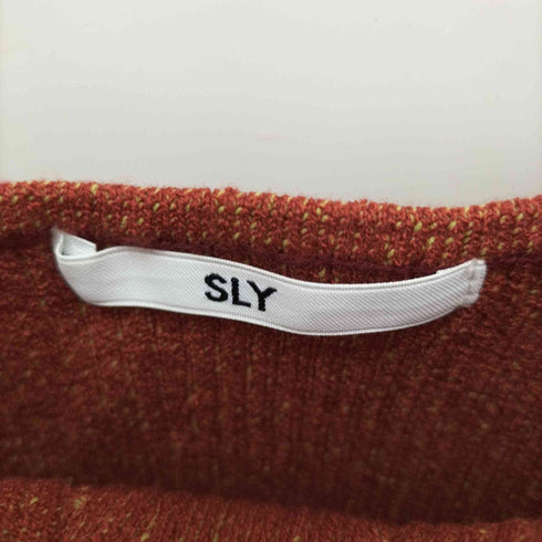 スライ SLY リブニットベスト レディース
