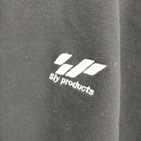スライ SLY PIPING LINE スウェット BLK レディース