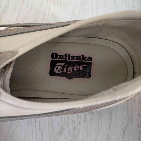 オニツカタイガー ONITSUKA TIGER LIMBER 66 PRESTIGE スウェード切替 レザー ローカットスニーカー レディース JPN:23.5