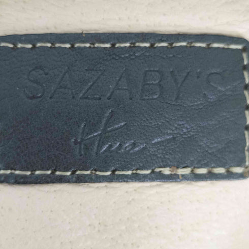 サザビーズ SAZABY'S デザインレザーショルダーバッグ レディース
