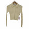ザラ ZARA LONG SLEEVE POLO SHIRT ニットポロシャツ レディース JPN:S