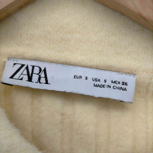 ザラ ZARA LONG SLEEVE POLO SHIRT ニットポロシャツ レディース JPN:S