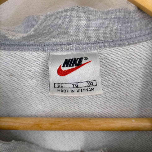 ナイキ NIKE 銀タグ スウォッシュ刺繍 クルーネックスウェット メンズ import:XL