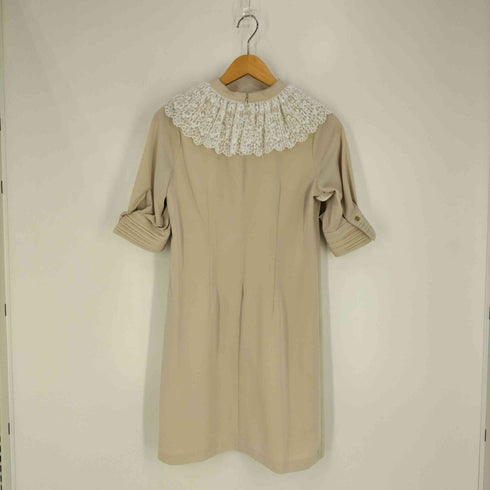 リリーブラウン Lily Brown プリーツレースカラーワンピース レディース ONE SIZE