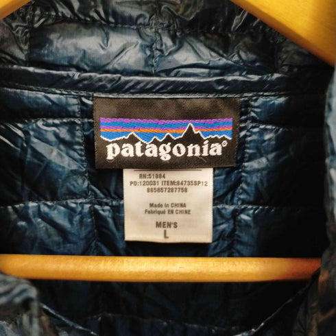 パタゴニア patagonia 収納携帯 グースダウンハーフジップジャケット メンズ JPN:L