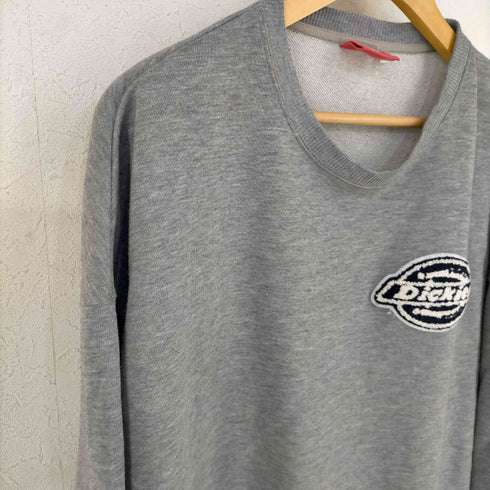 ディッキーズ Dickies パイルワッペン クルーネックスウェット メンズ import:L