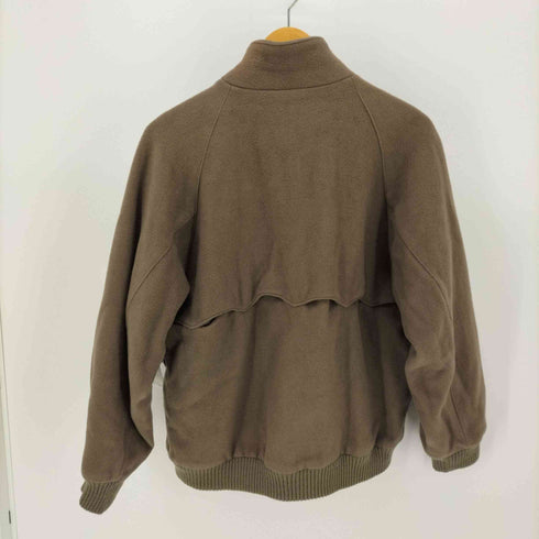 バラクータ BARACUTA 90S 裏地チェック カシミヤ混 ラム ウール ハリントンジャケット メンズ 112cm /44