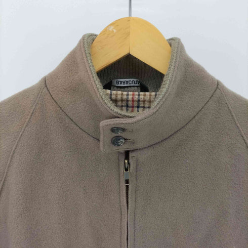 バラクータ BARACUTA 90S 裏地チェック カシミヤ混 ラム ウール ハリントンジャケット メンズ 112cm /44