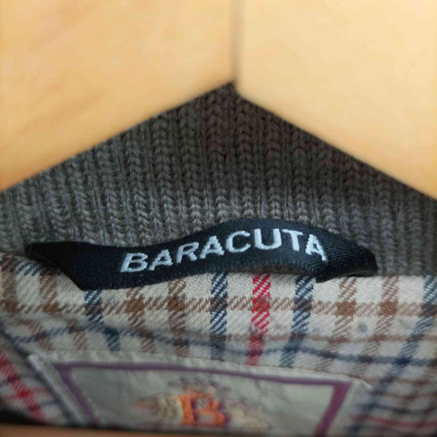 バラクータ BARACUTA 90S 裏地チェック カシミヤ混 ラム ウール ハリントンジャケット メンズ 112cm /44