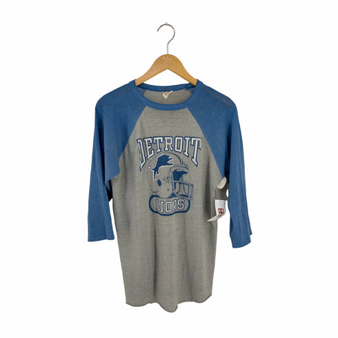 フルギ LOGO7.INC USA製 シングルステッチ DETROIT LIONS ラグランカットソー メンズ import:L