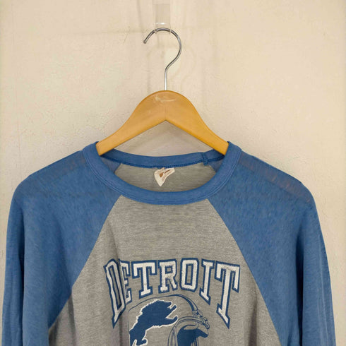 フルギ LOGO7.INC USA製 シングルステッチ DETROIT LIONS ラグランカットソー メンズ import:L