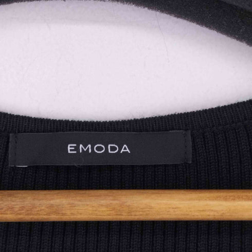 エモダ EMODA 22AW リブスリットロングワンピース レディース FREE