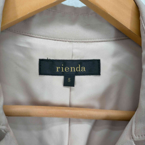 リエンダ rienda チュールコンビトレンチコート レディース JPN:S