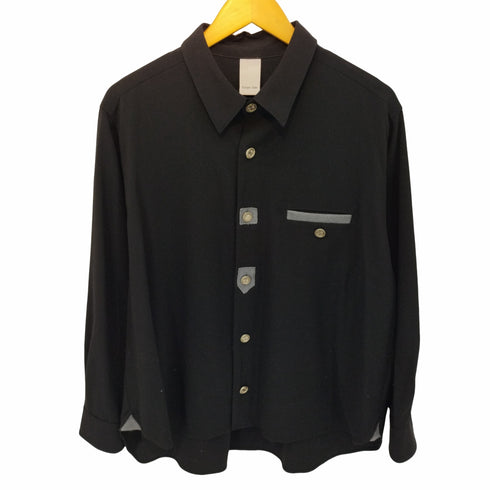 キャスパージョン CASPER JOHN ポリコットン ロングスリーブシャツ メンズ import:S