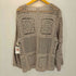 キャスパージョン CASPER JOHN シースルーニットカーディガン メンズ import:M